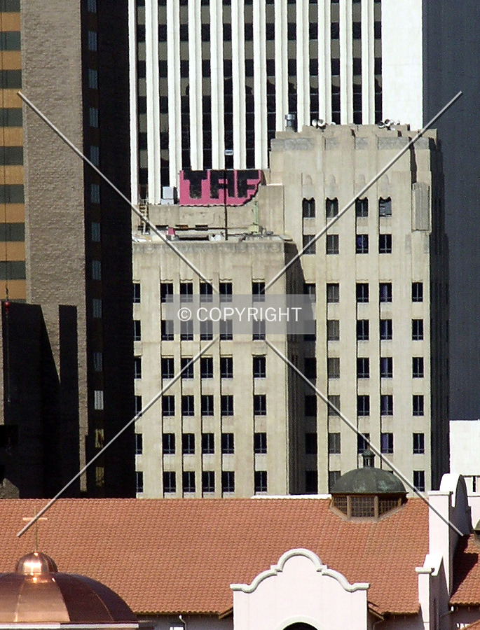 Elevated view from the east