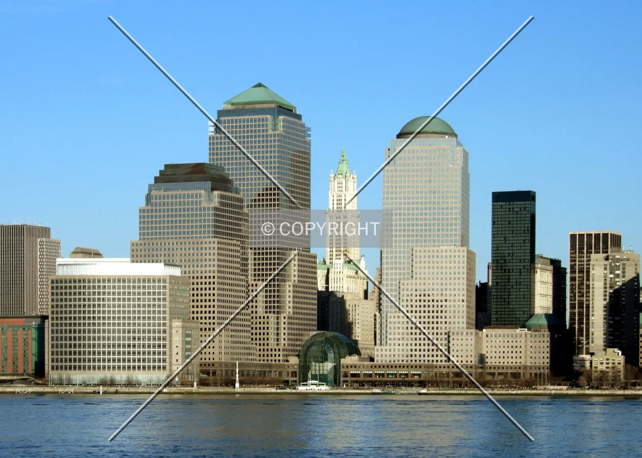 View from the west across the Hudson River