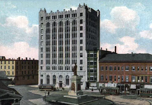 Vintage view from the southeast