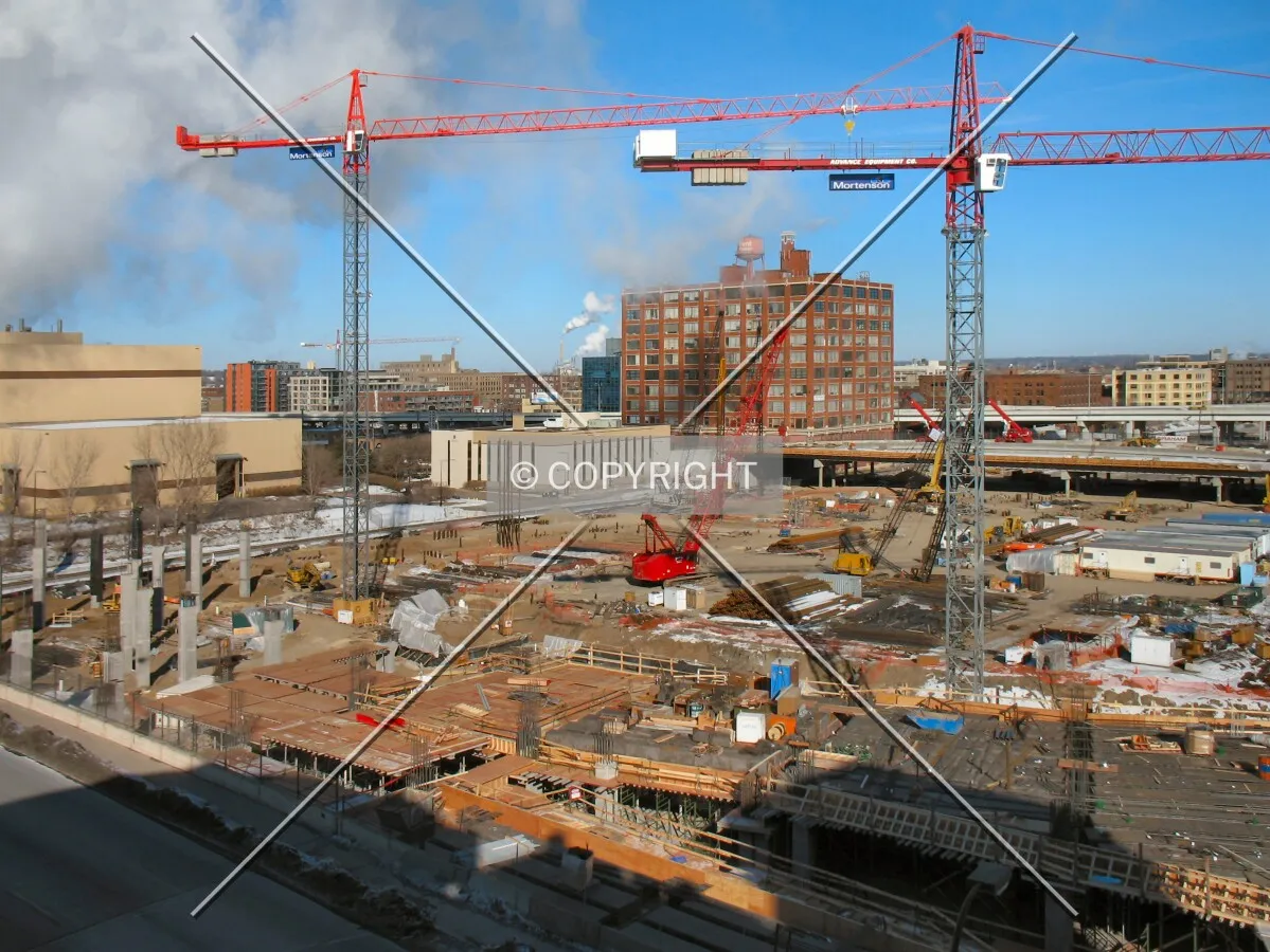 Elevated view from the south
