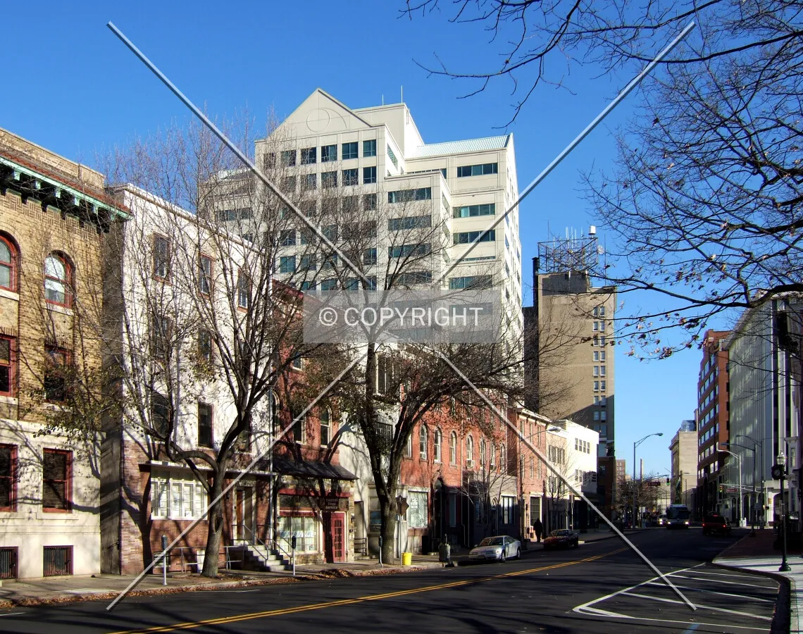 View from the west along State Street
