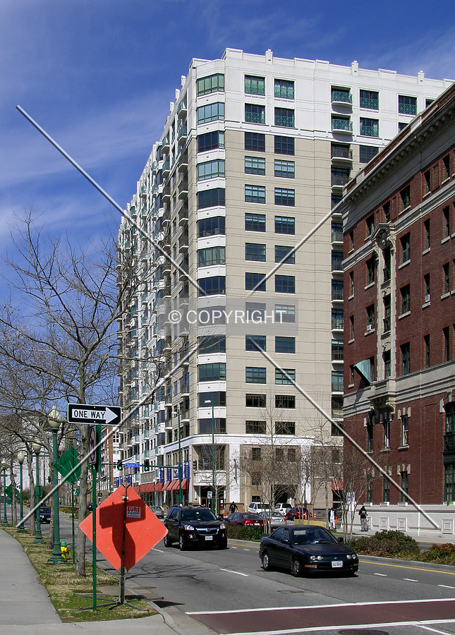 From across Boush Street to the southwest