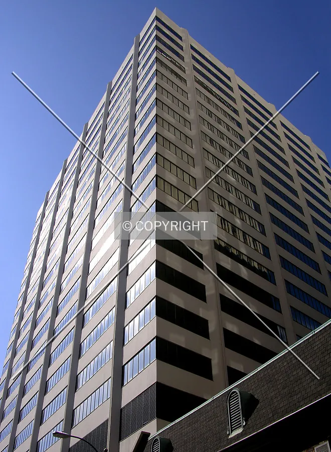 Looking up the southeast corner from Gravier Street