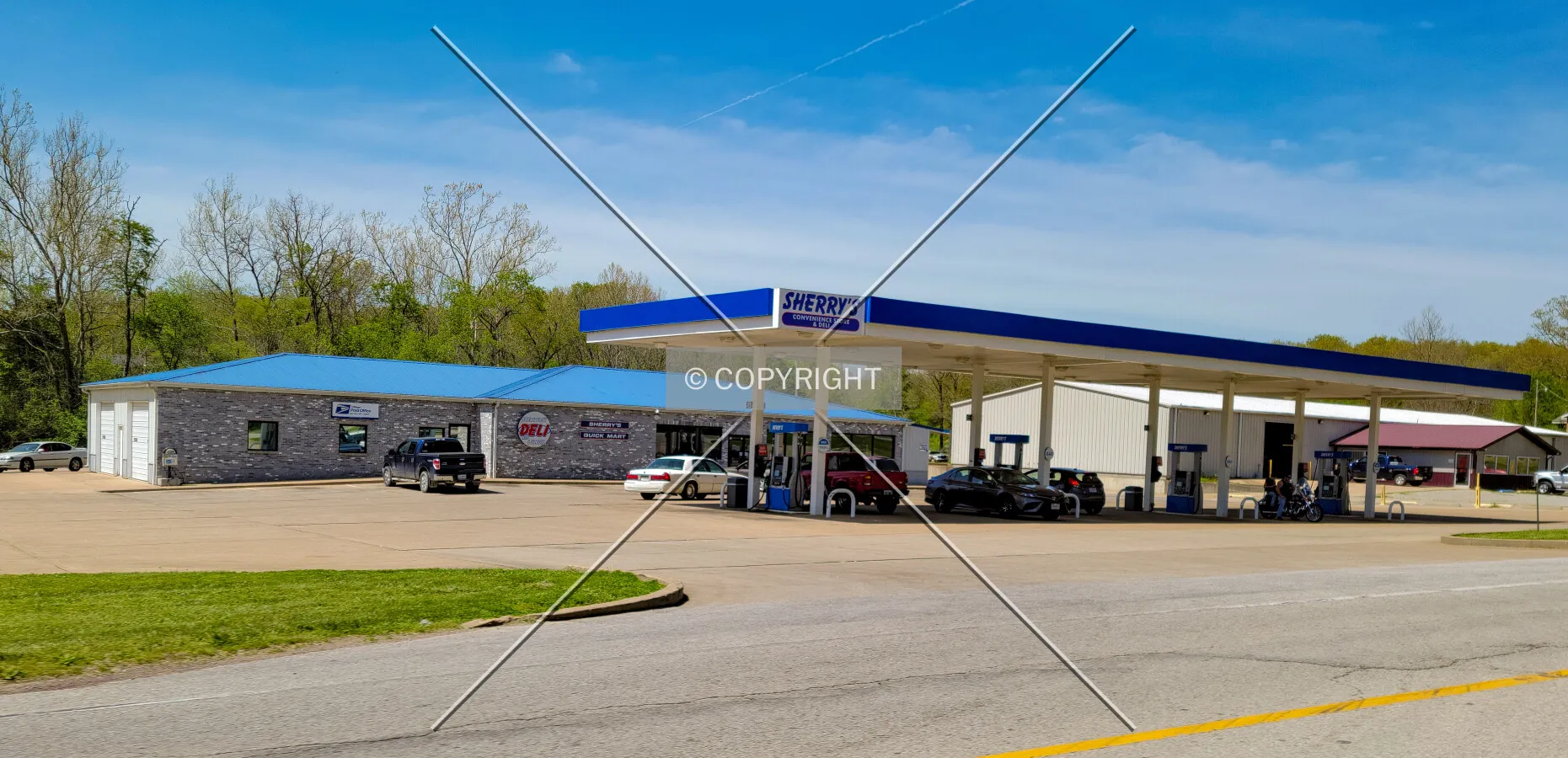 From the southwest; May 1, 2021