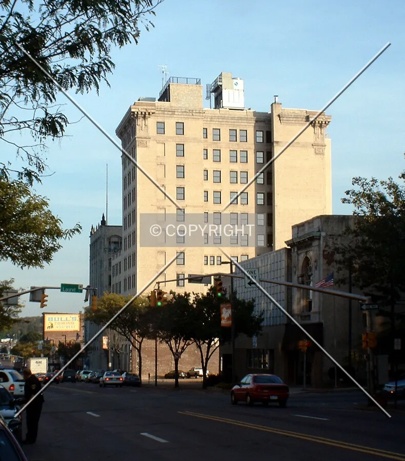 View from the northwest along Broad Street