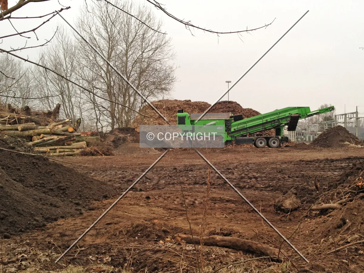 A site which shredders trees and plants into small pieces