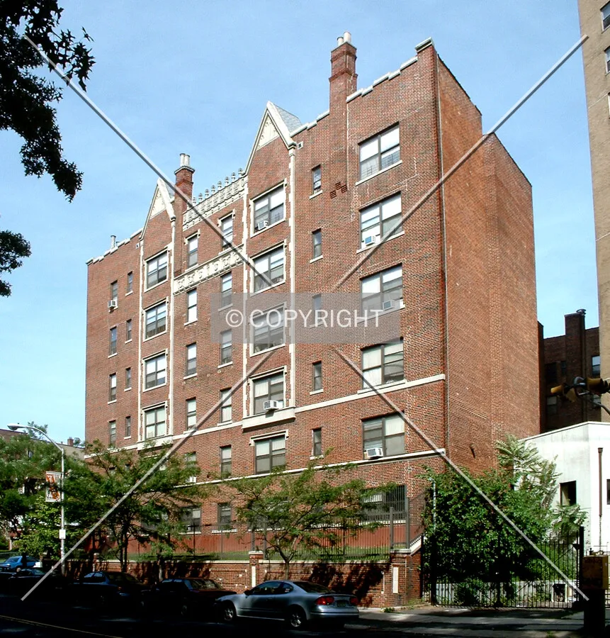 View from the east across Elizabeth Avenue
