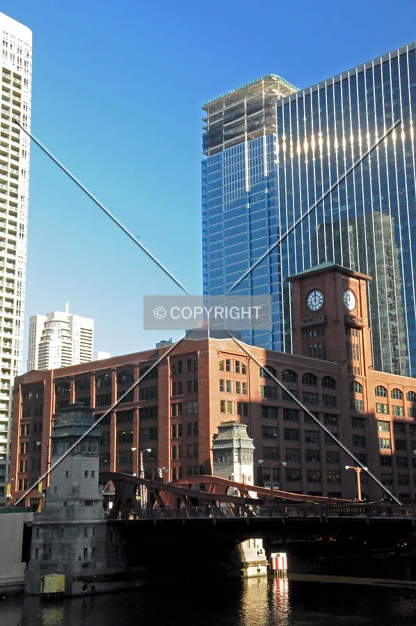 Looking northeast from Wacker Drive