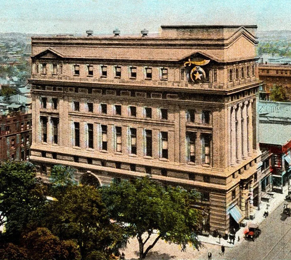 View from the southeast