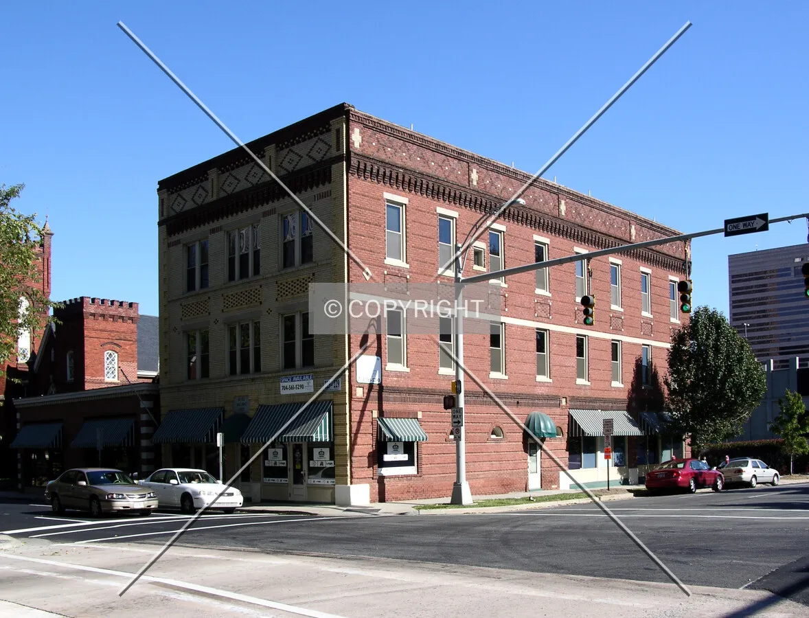 Looking northeast from East 3rd Street