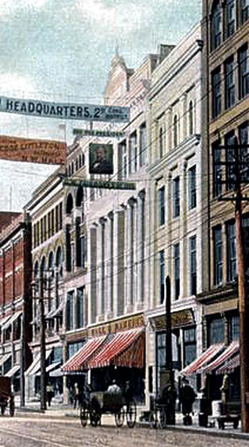 Vintage view from the south before addition of the upper two stories