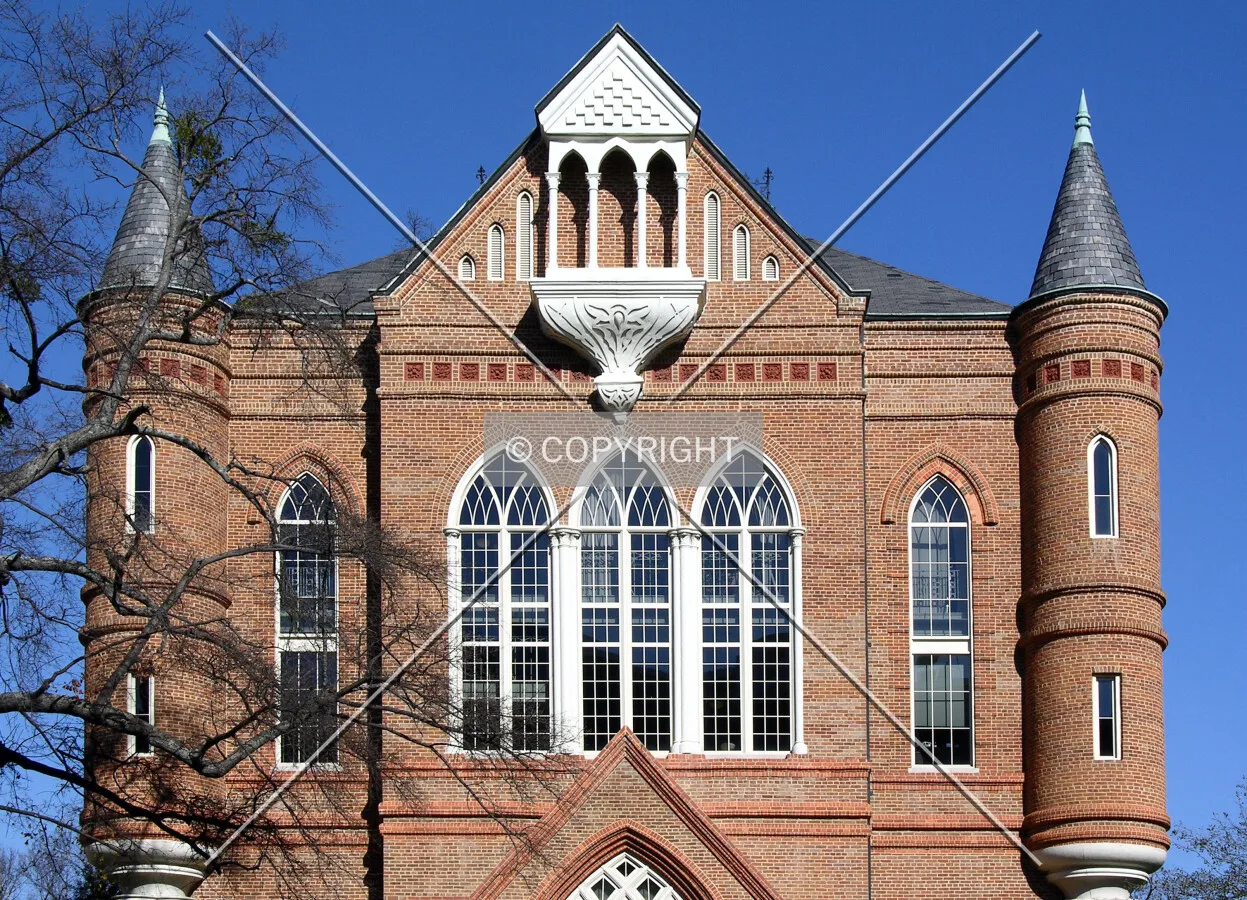 Upper floors from the south