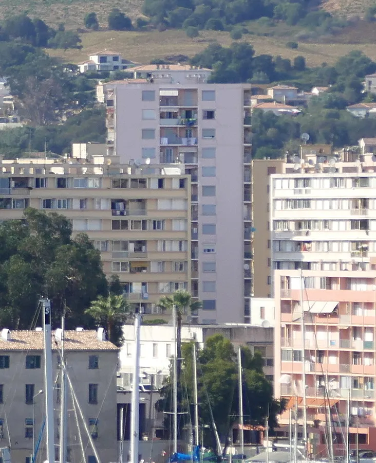 South view from the harbour.
