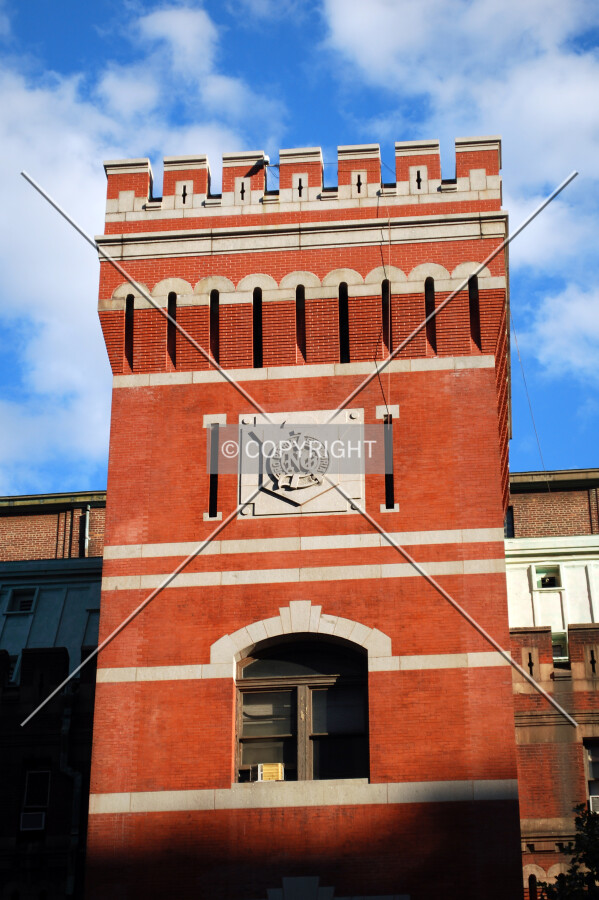 Tower section along Park