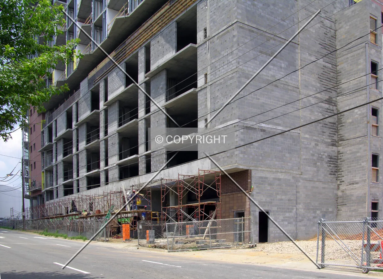 Southern base along East 6th Street