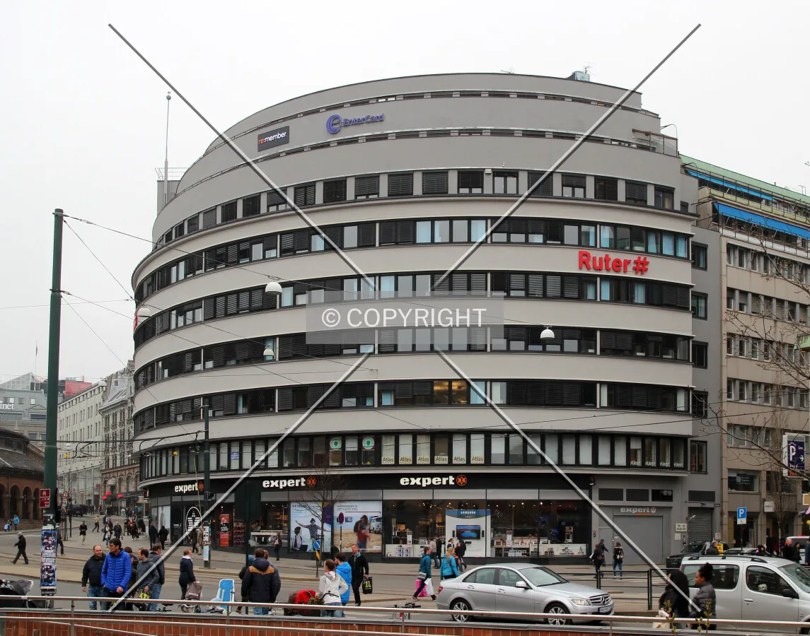 View from Europarådets plass