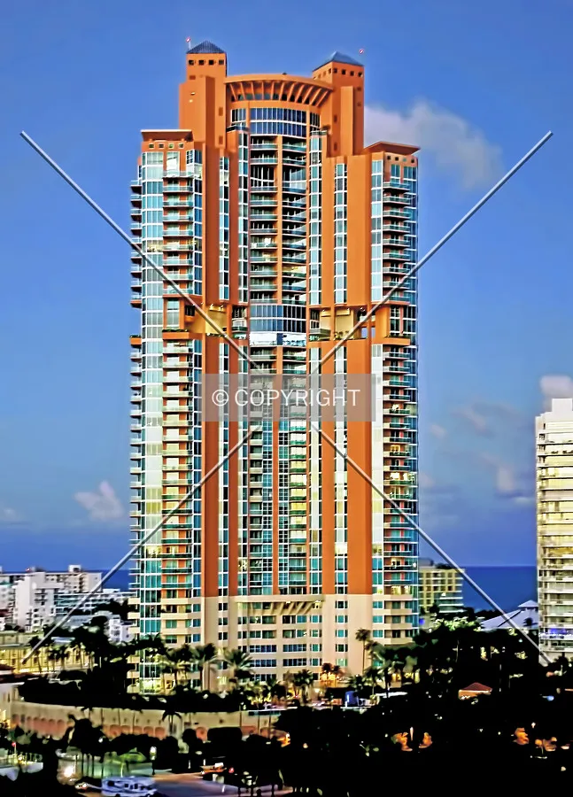 Portofino Tower, Miami Beach, Florida, U.S.A.
