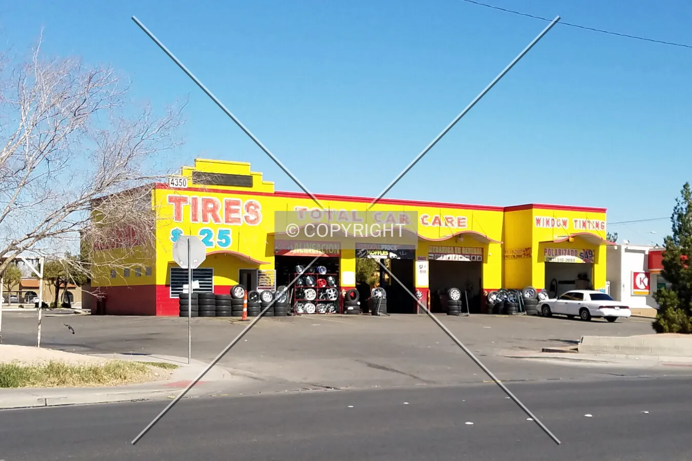 View from the southwest; February 15, 2017