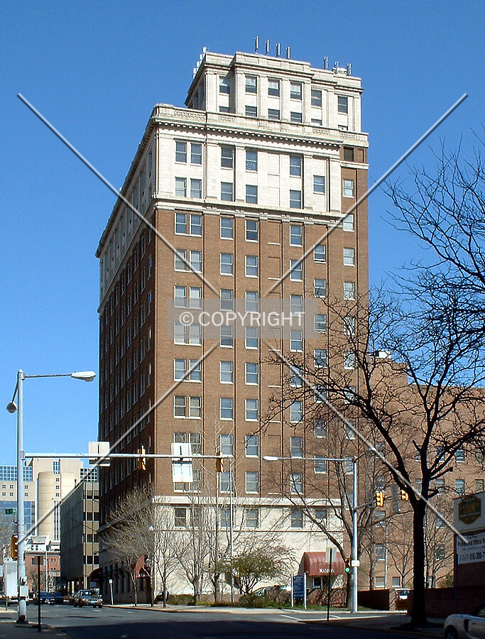 View from the west along Washington Street