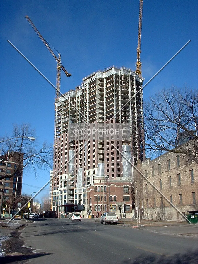 View to the west along Grant Street