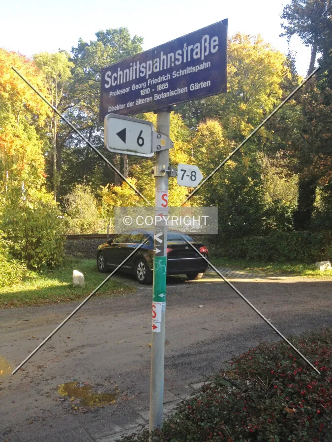 Schnittbahnstraße in Darmstadt, Germany