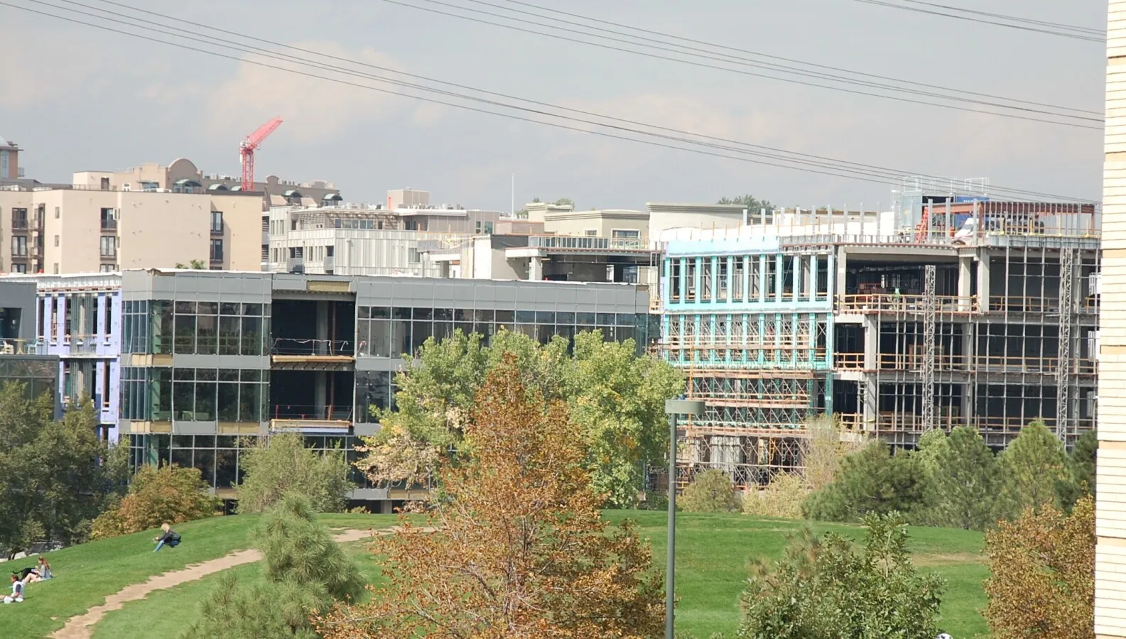 Distant view from the southeast