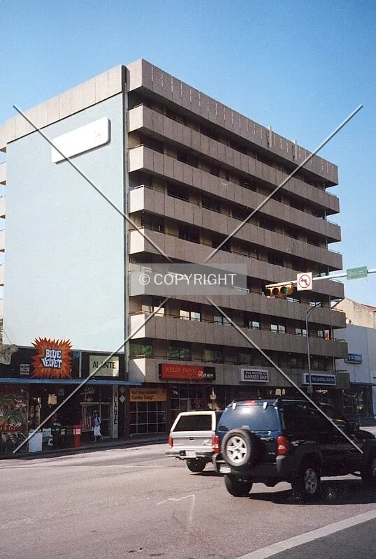 View from southeast across Guadalupe Street
