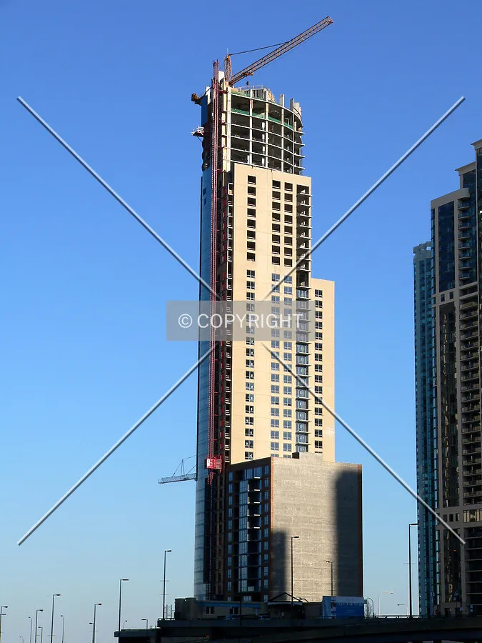 View to the east from Michigan Avenue