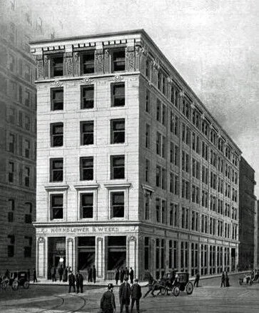 Vintage view from the southwest