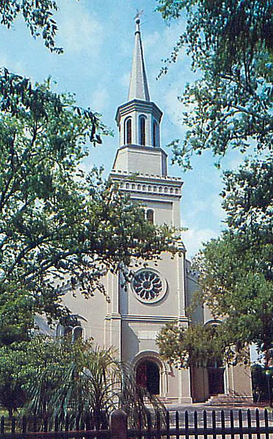 Vintage view from the northeast
