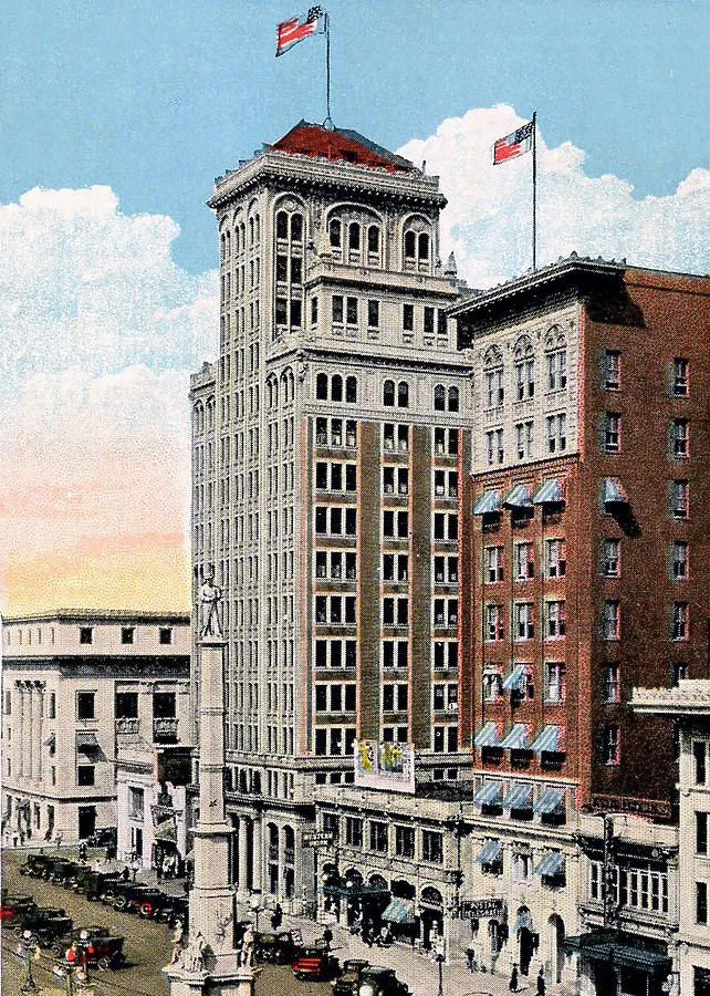View from the southeast