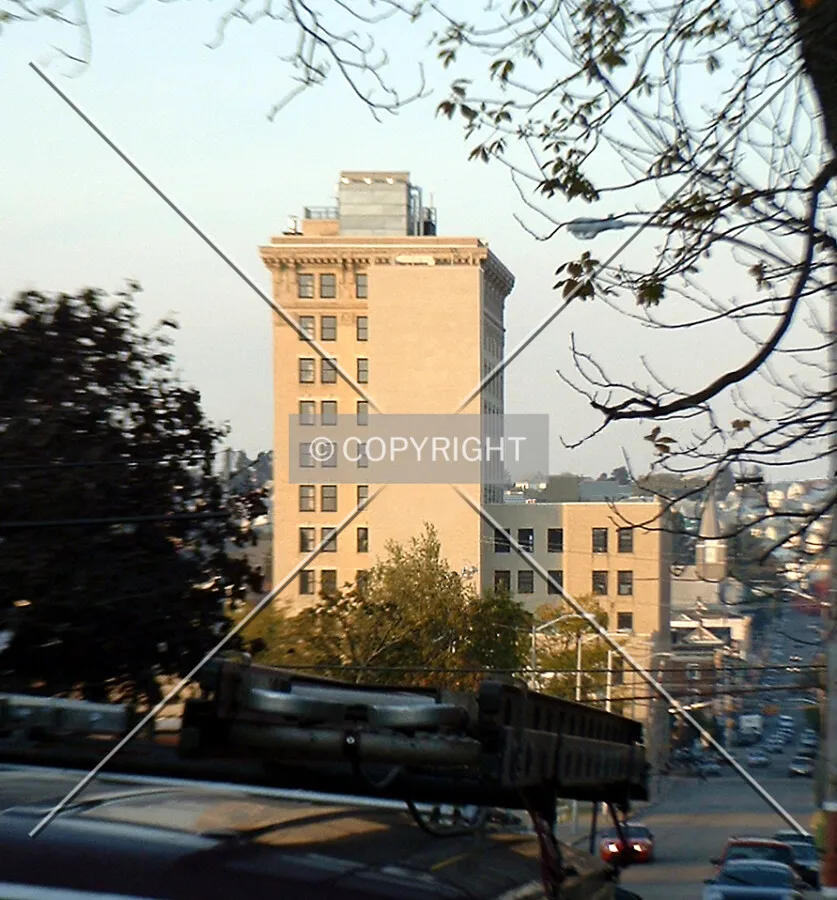 View from the southwest along Wyoming Street