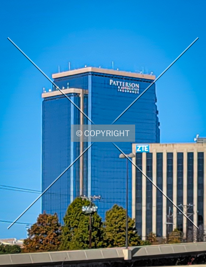 Distant view from the southeast; November 18, 2021