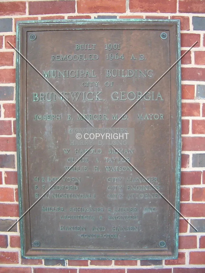 1964 plaque