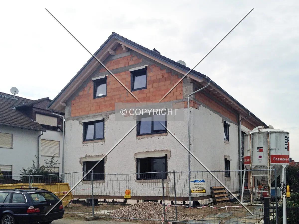A house that is expanded by a floor