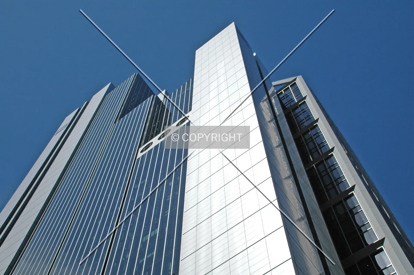 Looking up from Phillip Street