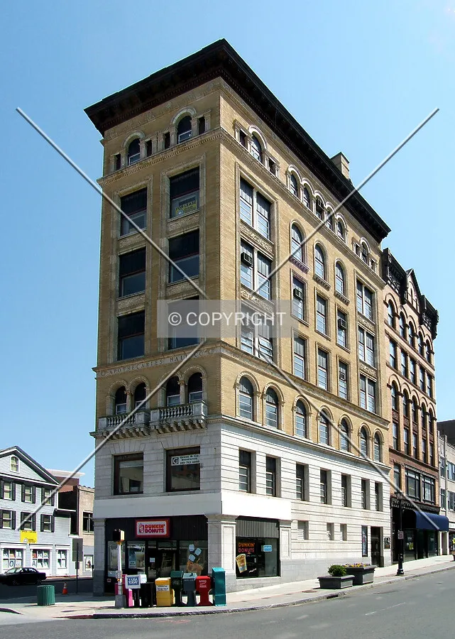 View from the northwest across Bank Street