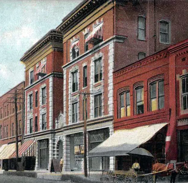 Vintage view from the south