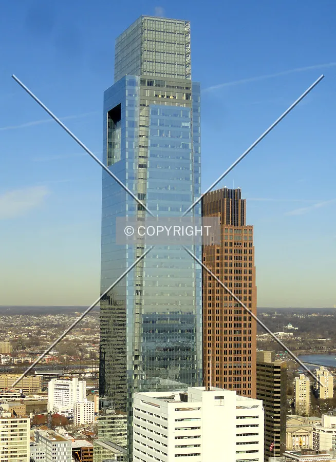 From City Hall to the southeast