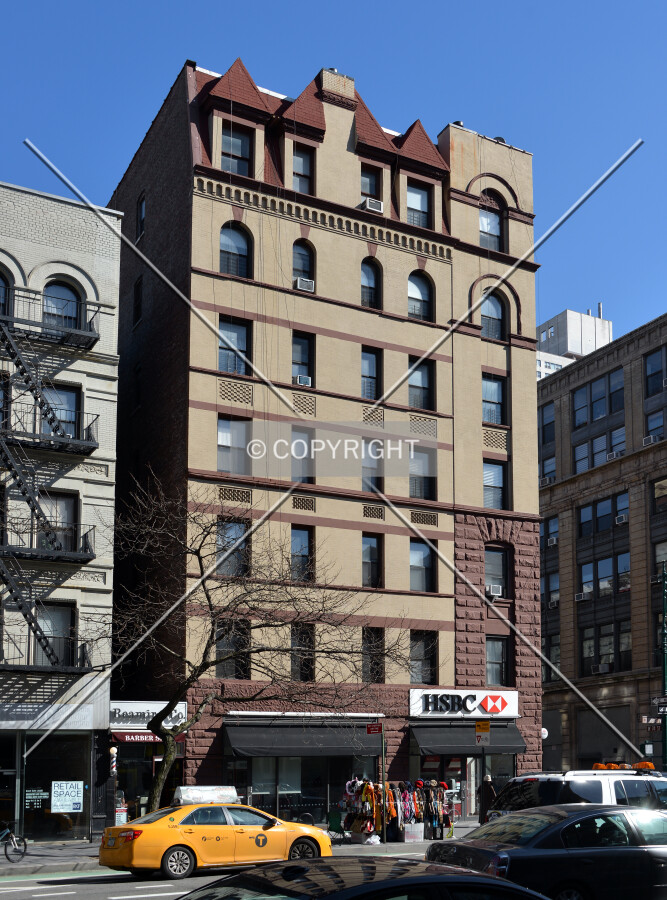 View from the northwest on Columbus Avenue