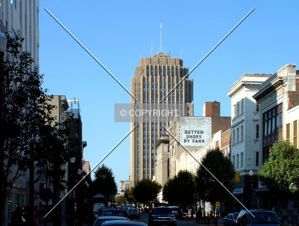 View from the northeast on Hamilton Street