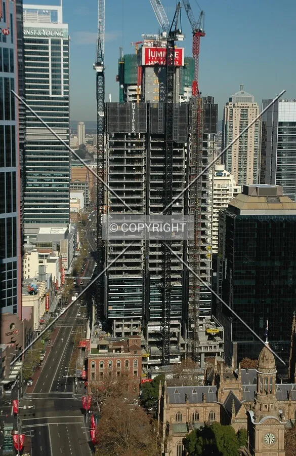 Aerial view from the north