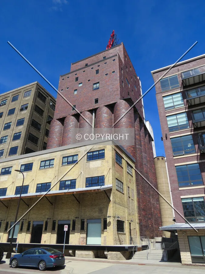 View to the north across Main Street SE