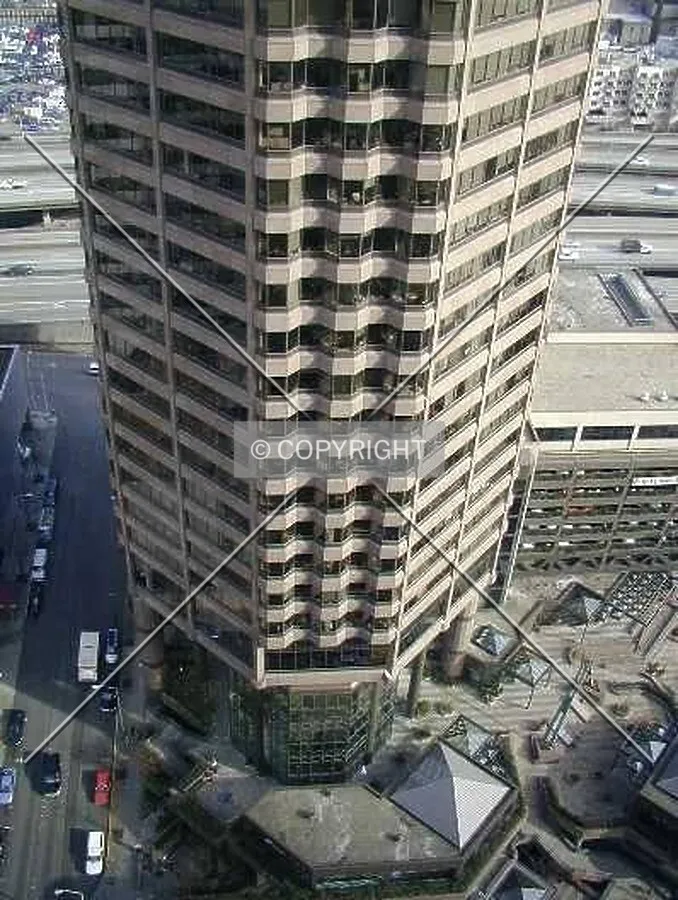 Straight down