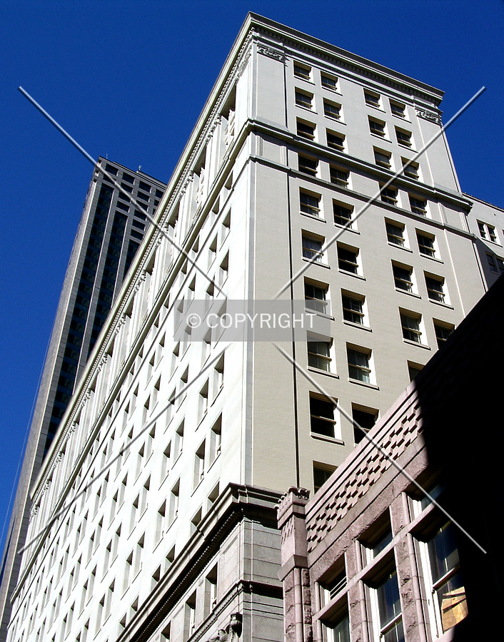 Looking up the eastern side from Gravier Street