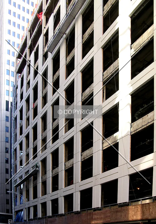 Looking southeast from East 3rd Street