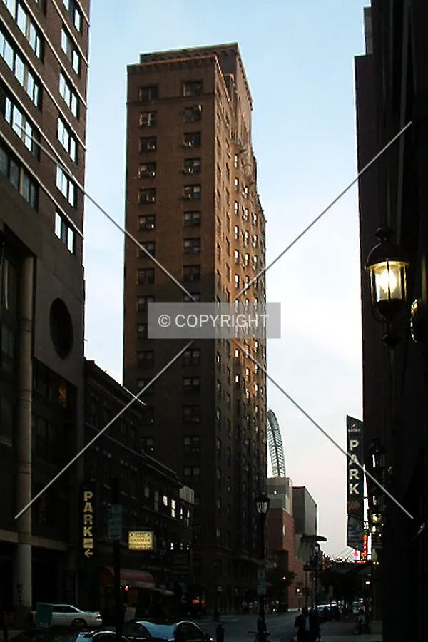 View from the north along 15th Street
