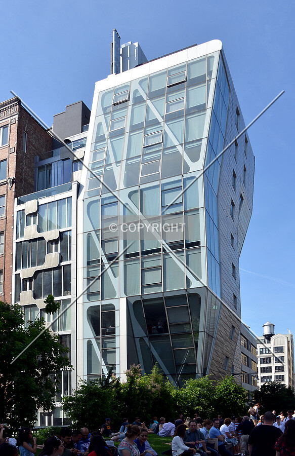 View from the south at 23rd Street