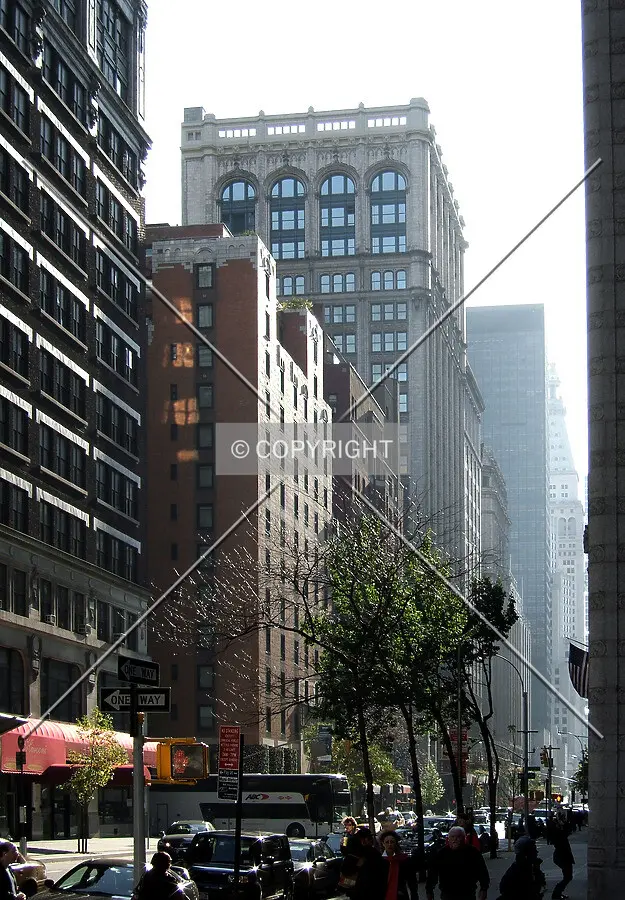 View from the northeast along Madison Avenue