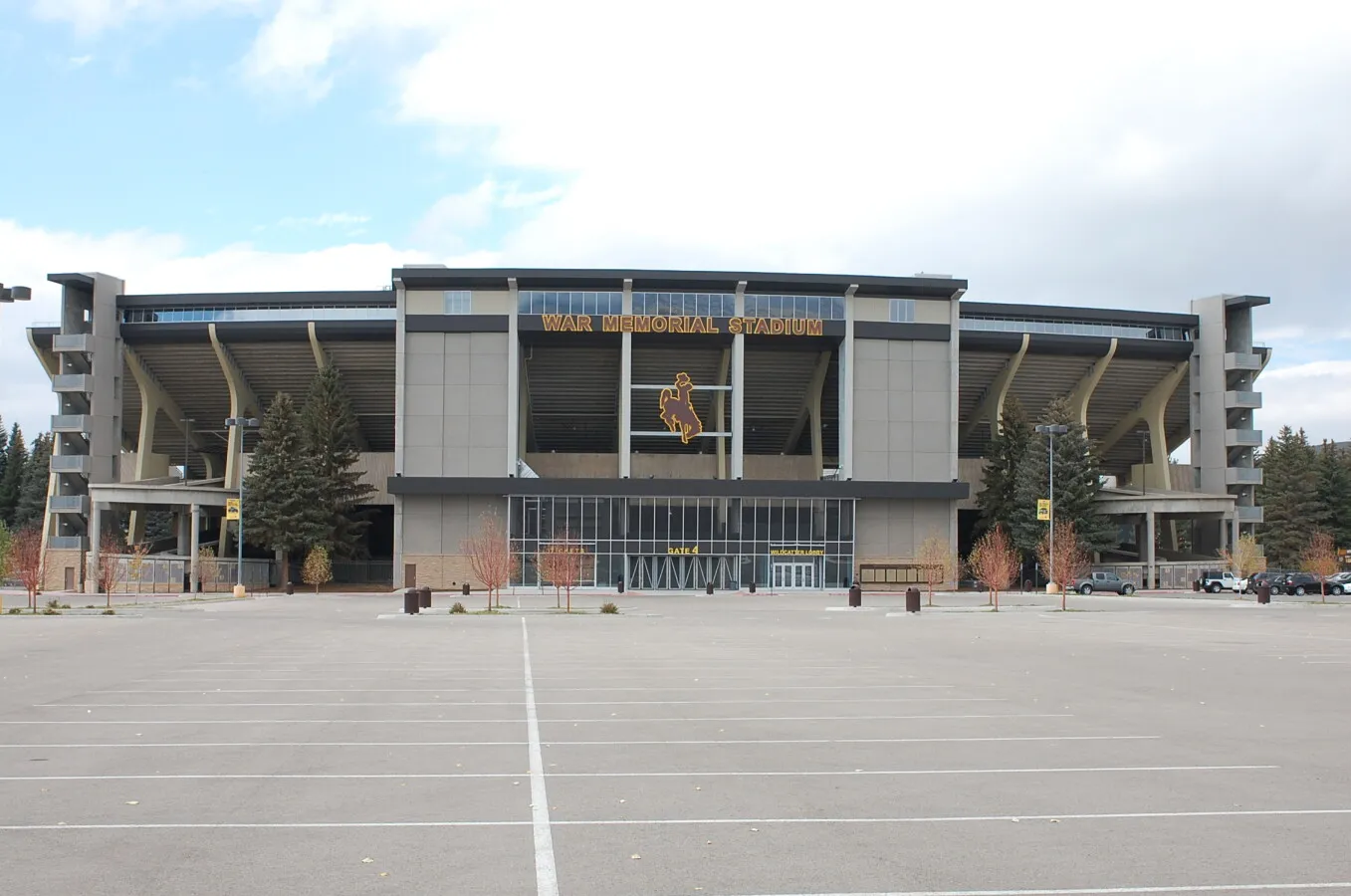 View from the east